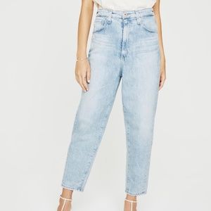 NEW AG Denim Renn Jeans Super High Rise 27